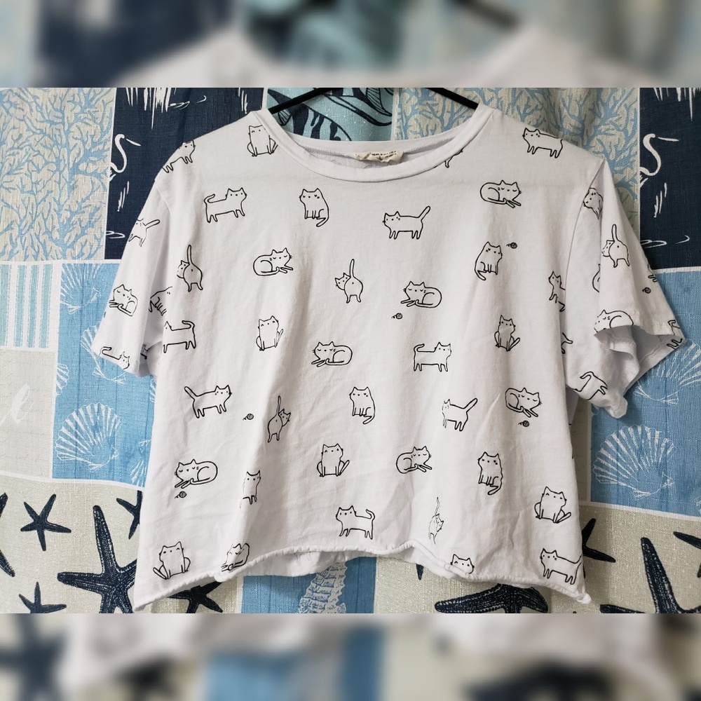 Cat Crop Top